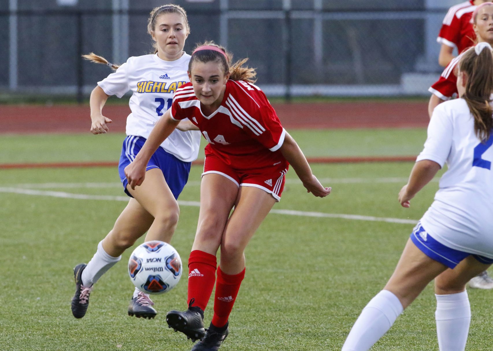 Gallery: 3A girls soccer sectional: Munster vs. Highland